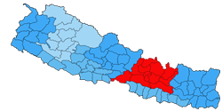 बाग्मती प्रदेश नक्सा