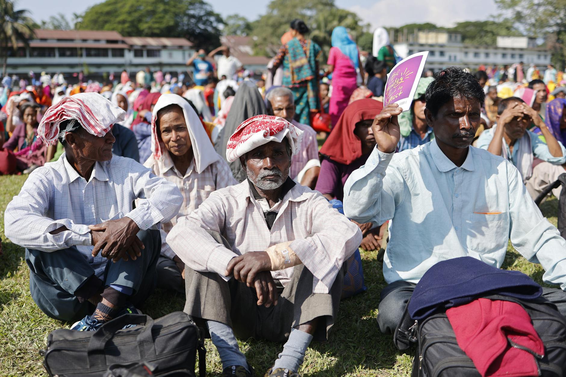 Citizens engaging with elected representatives
